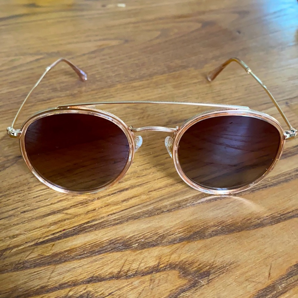 SOJOS Small Retro Round Polarized Sunglasses